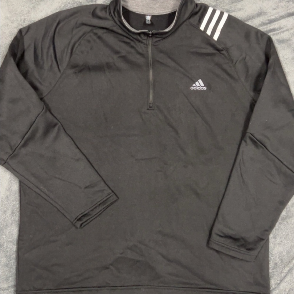 Women’s Adidas Black Quarter-Zip Pullover - size 2XL